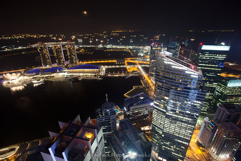 nighttime in Singapore