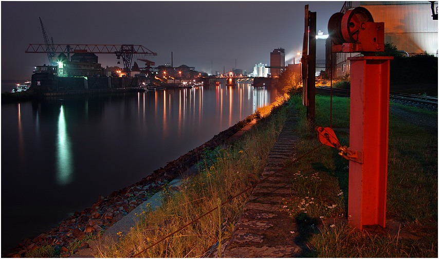 NightView - Krefeld Hafen XXVII - Fotohome Sammlung