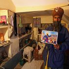 Nihang Sikh in his room