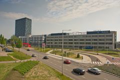 Nijmegen -  Neerboscheweg with Office Building "FiflyTwoDegrees"