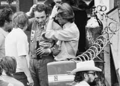 Niki Lauda und Luca di Montezemolo am Ring 1974