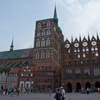 Nikolai-Kirche und Rathaus am Alten Markt in Stralsund