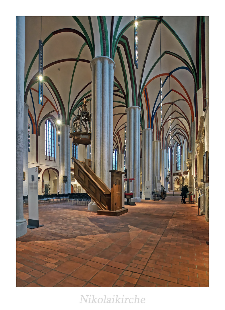 Nikolaikirche ( Berlin ) " Blick zur Kanzel, aus meiner Sicht...."