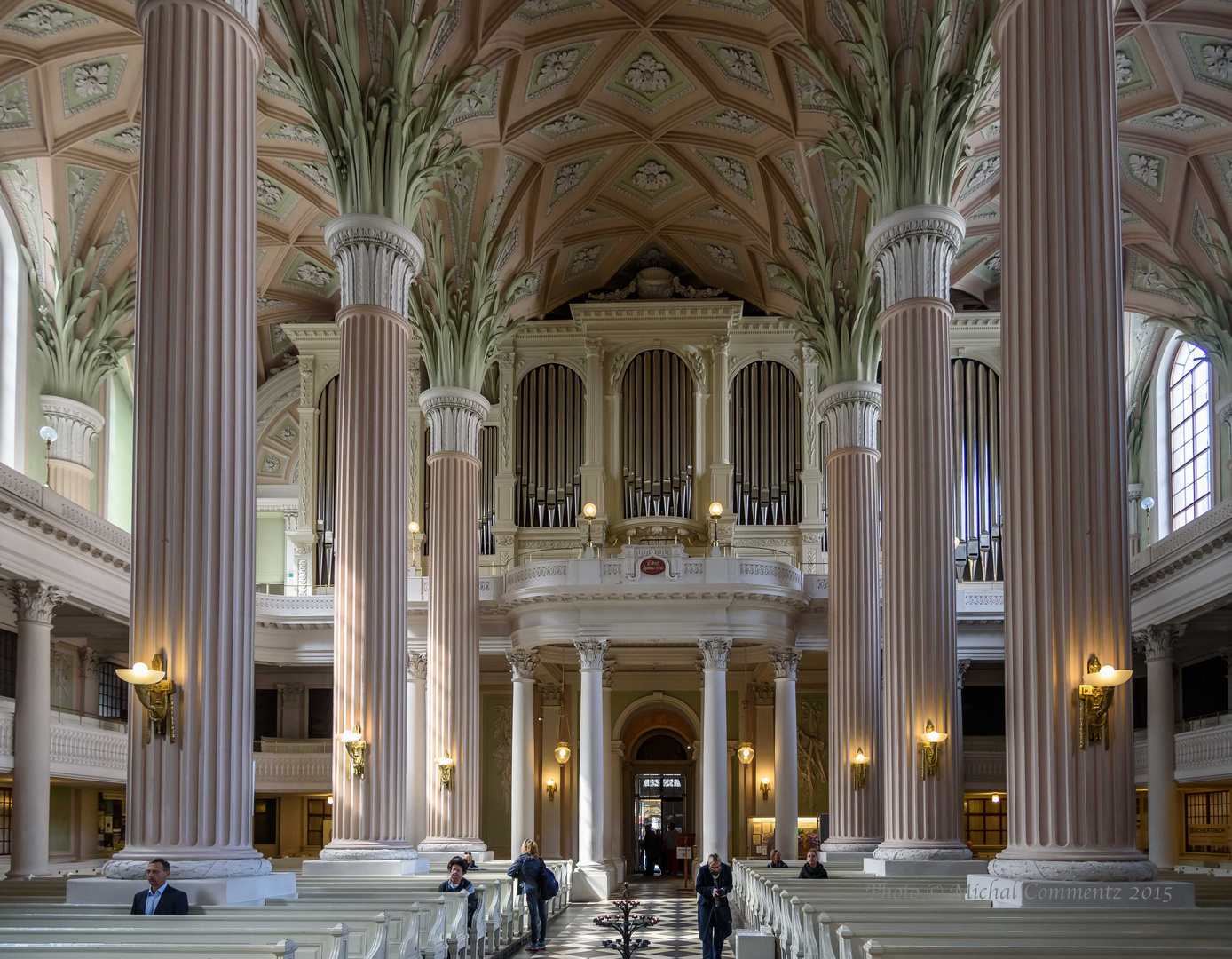 Nikolaikirche in Leipzig mit der Ladegast Orgel