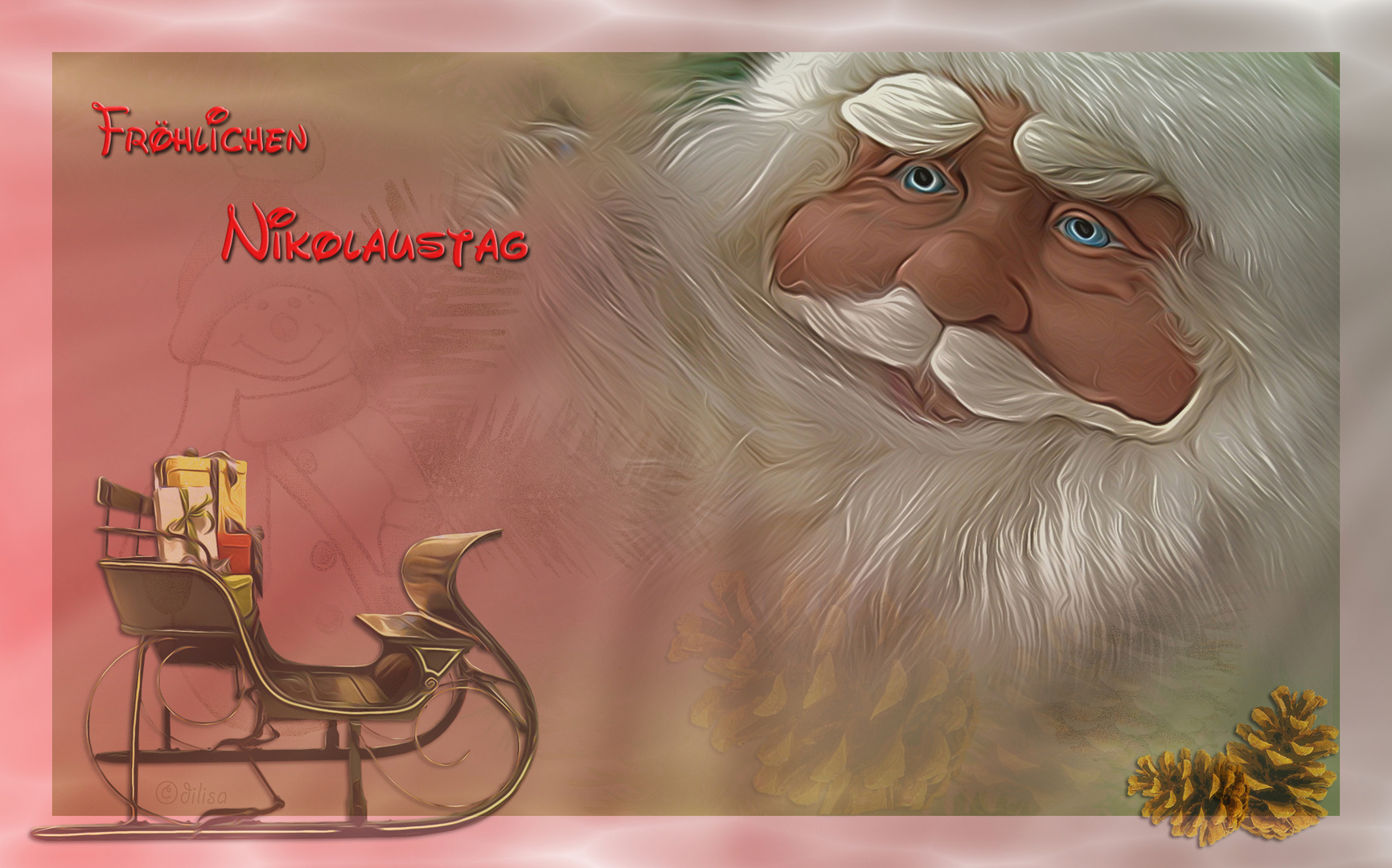 Nikolaus Foto & Bild spezial, winter, composing Bilder auf