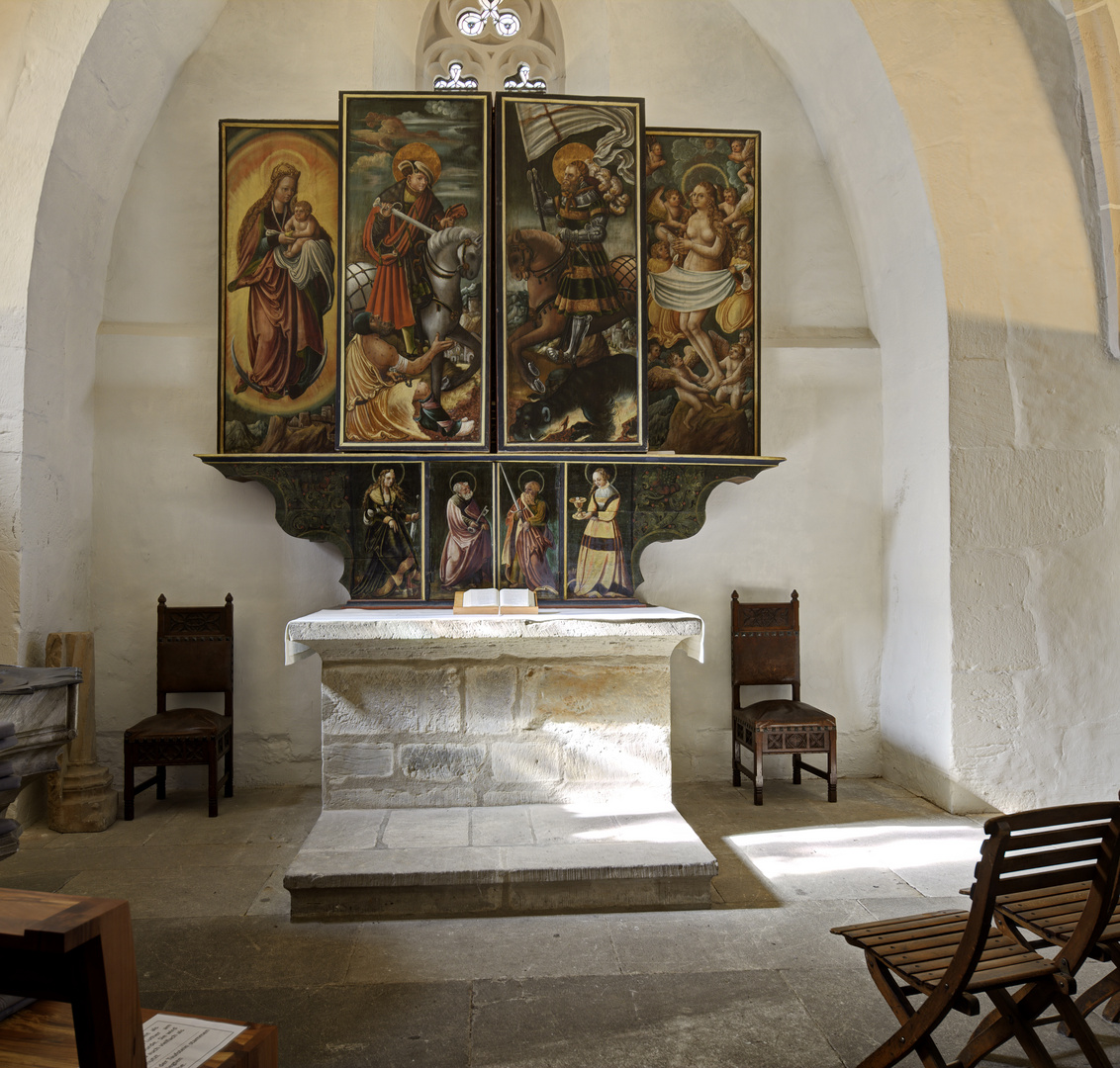 Nikolaus-Altar in St. Petri und Pauli in der Lutherstadt Eisleben