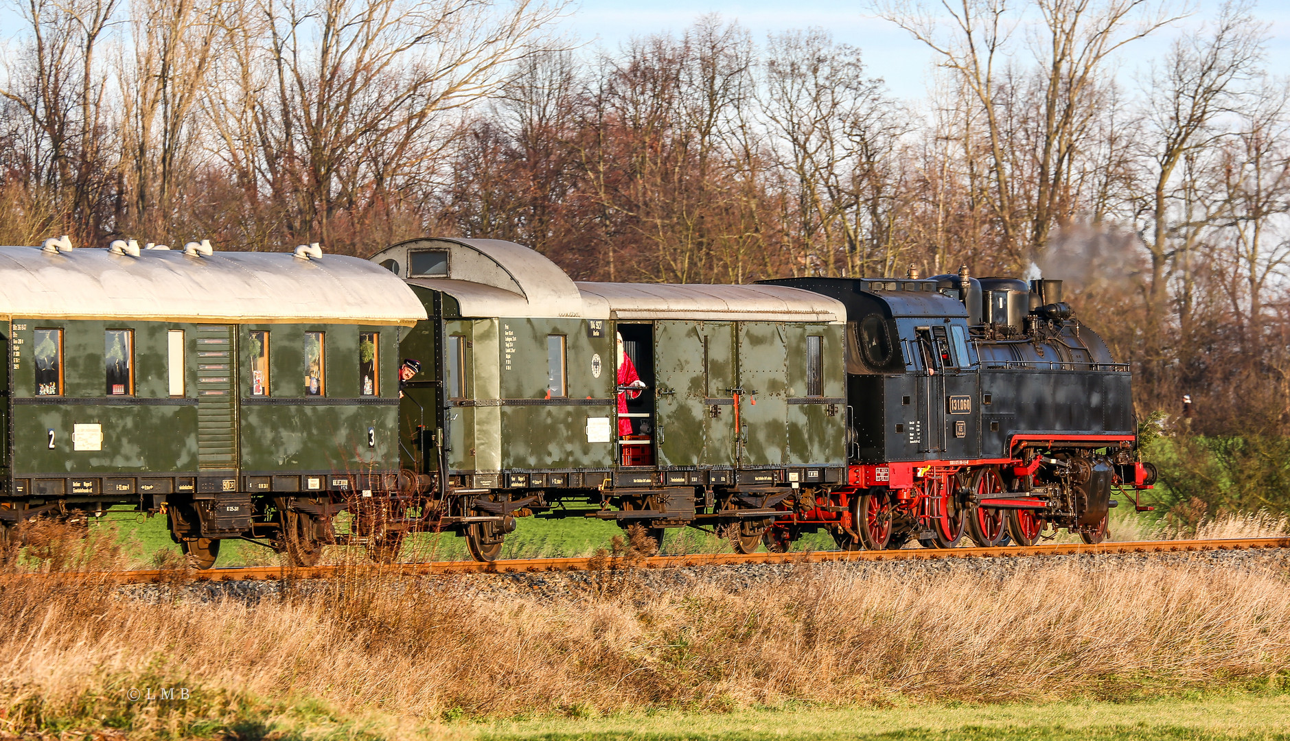 Nikolaus im Gepäckwagen