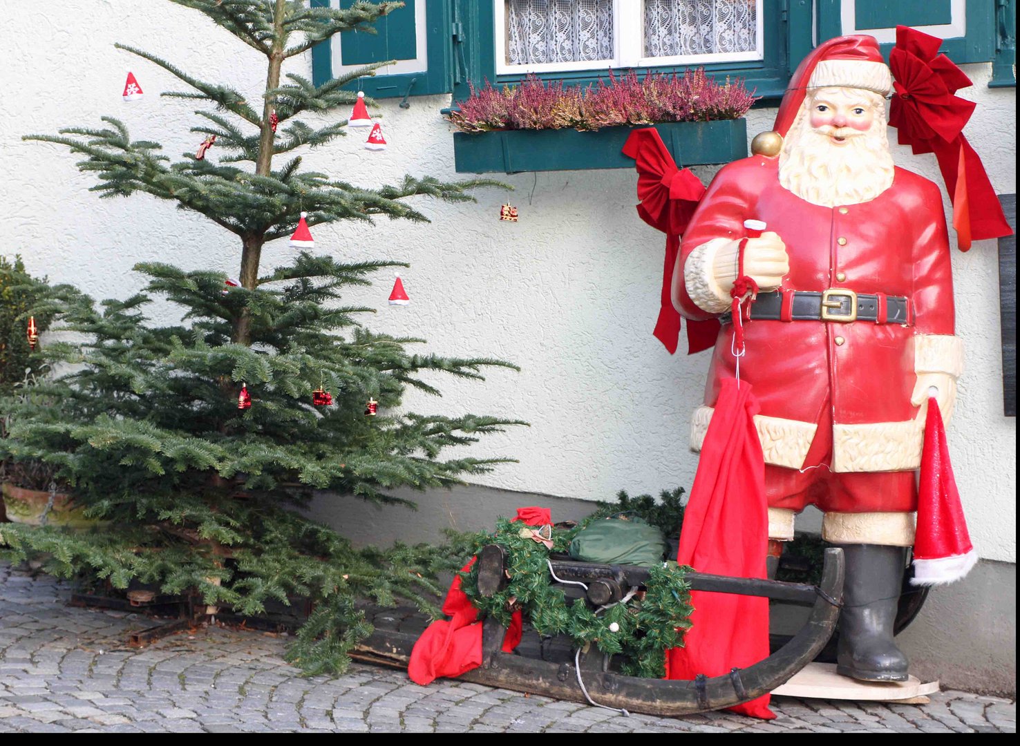 Nikolaus im Ulmer Fischerviertel Gasthaus Forelle