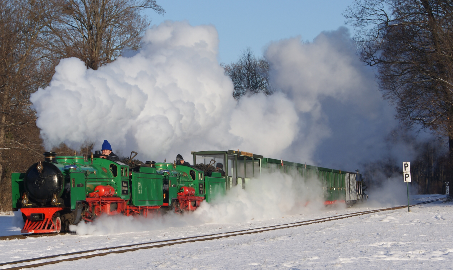 Nikolausexpress der Dresdner Parkeisenbahn