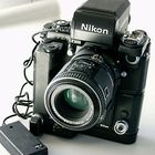 Nikon F3AF mit TC-16, AF 2.8/80mm, MD-4, MK-1, MF-18, AS-17 und DB-4