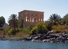 Nilansicht auf Tempel Philae