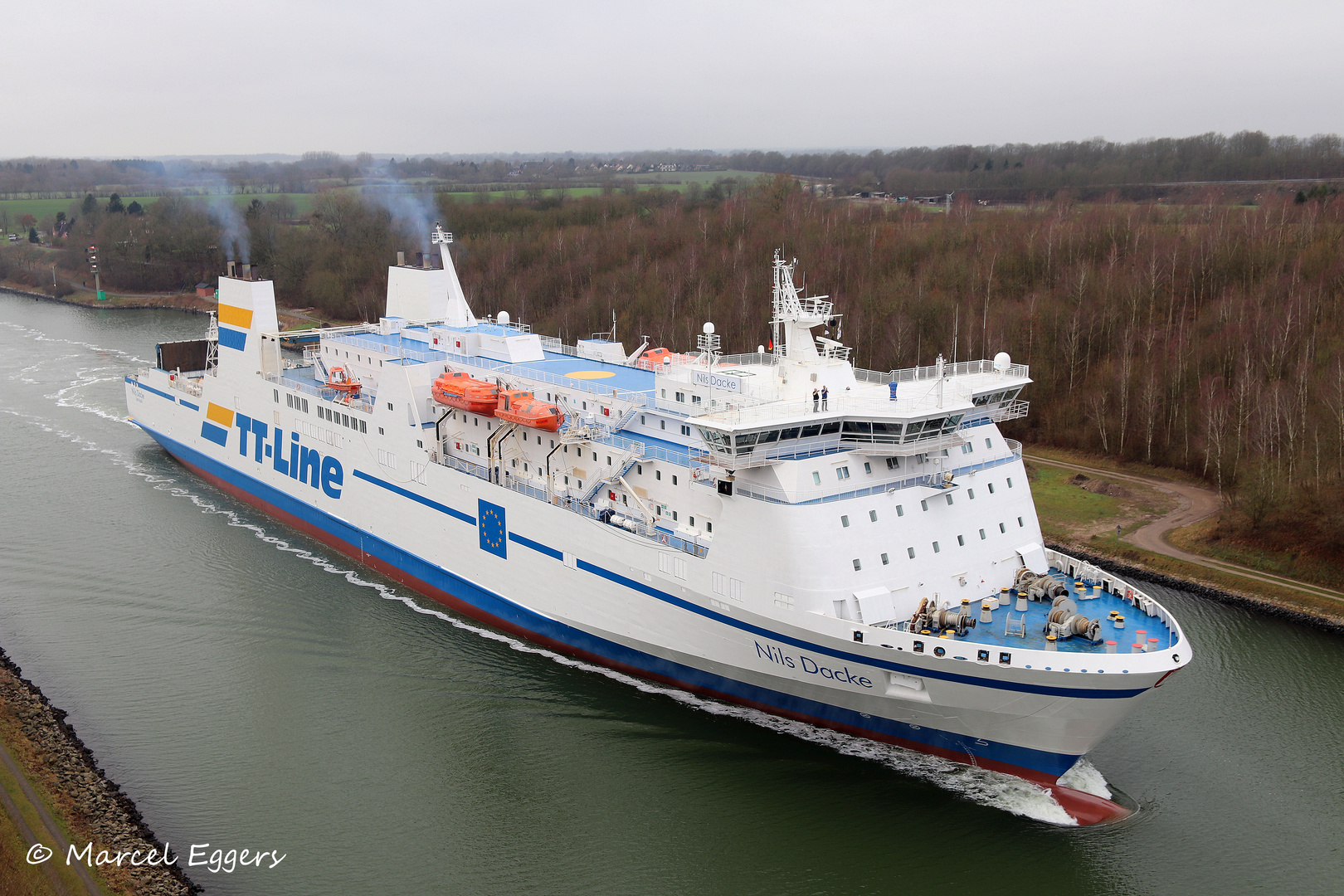 NILS DACKE im Nord-Ostseekanal