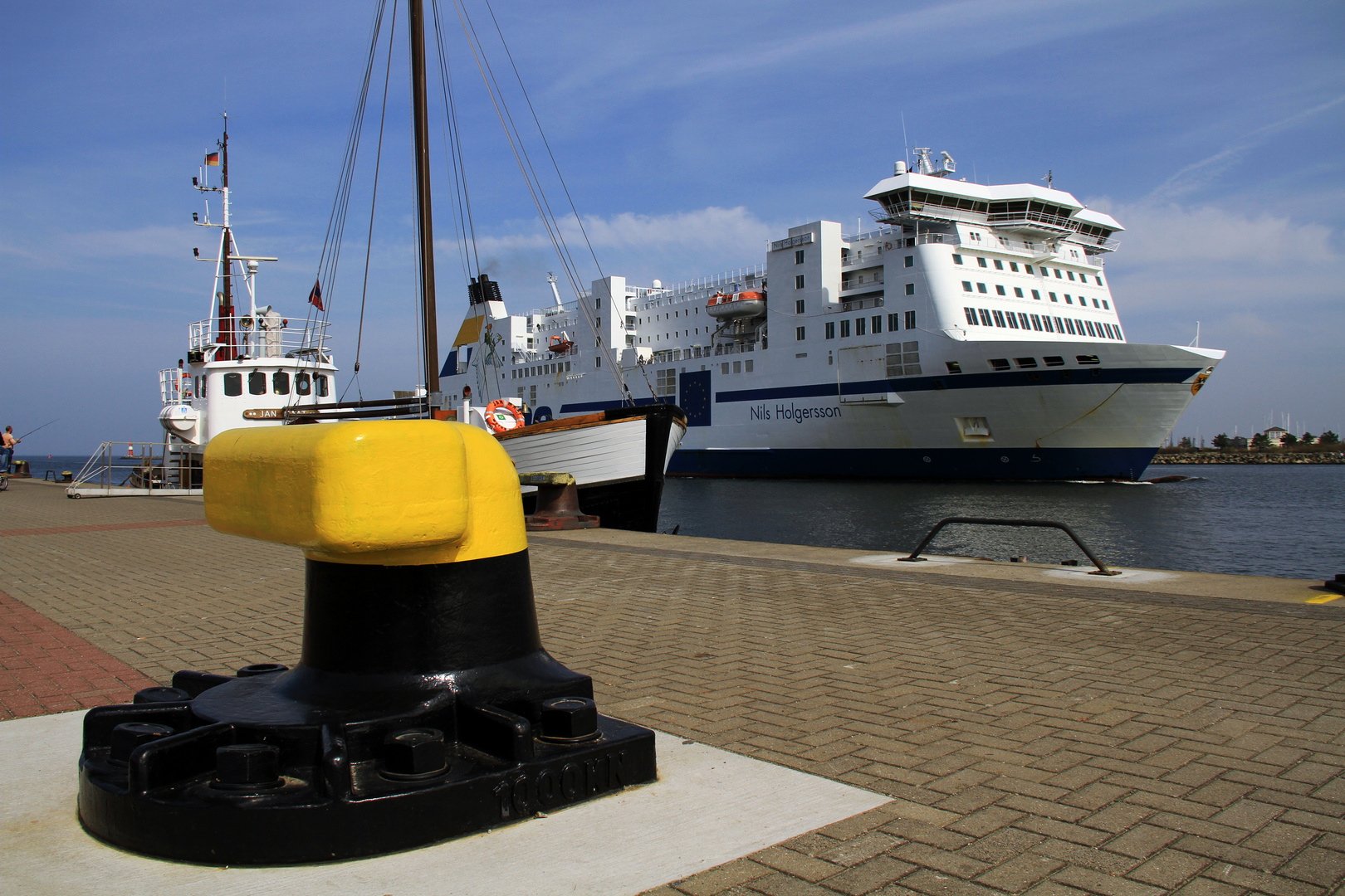 Nils Holgersson - Gestern am Warnemünder Seekanal