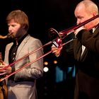 Nils Landgren mit Magnus Lindgren