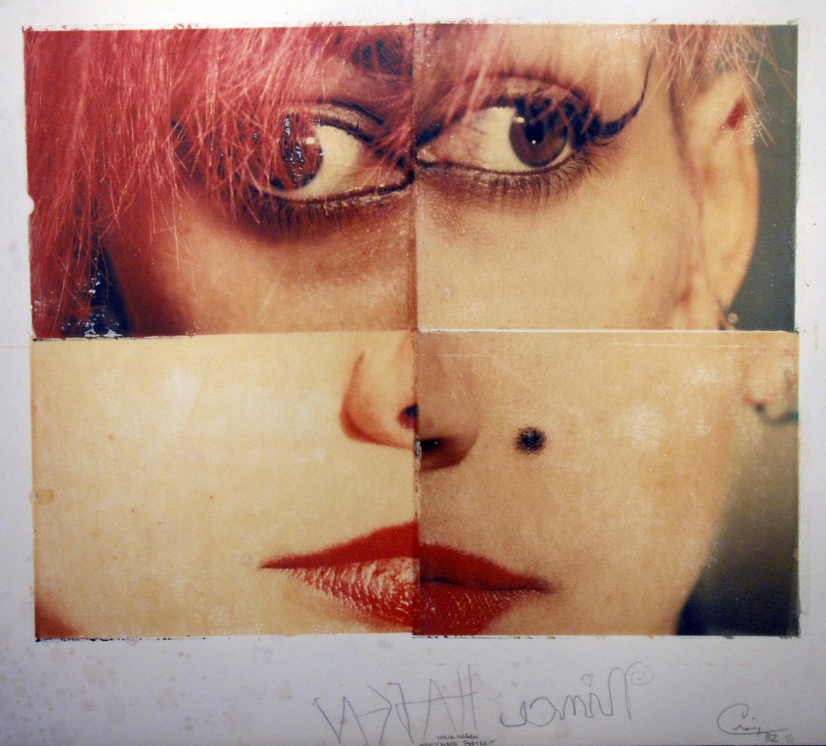 Nina Hagen, Polaroid Emulsion Transfer, Los Angeles