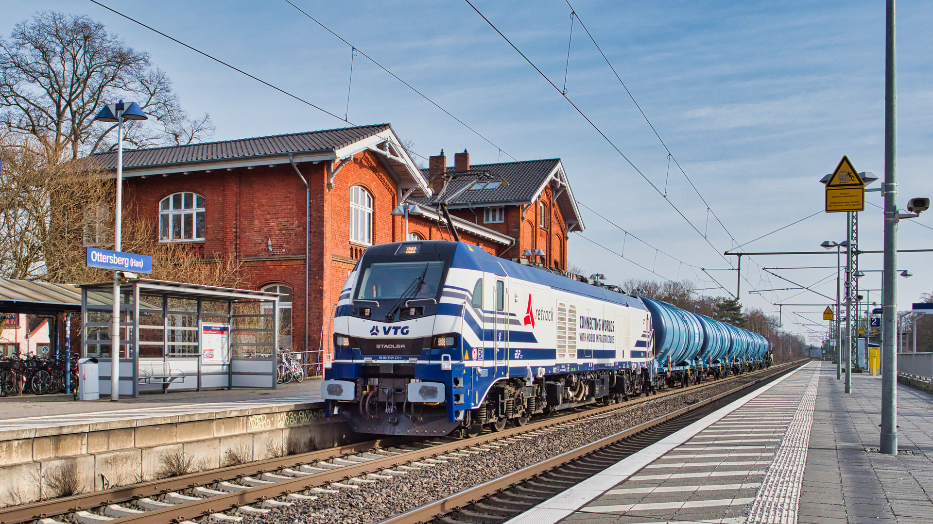 "Nina" mit einem kurzen Kesselzug in Ottersberg