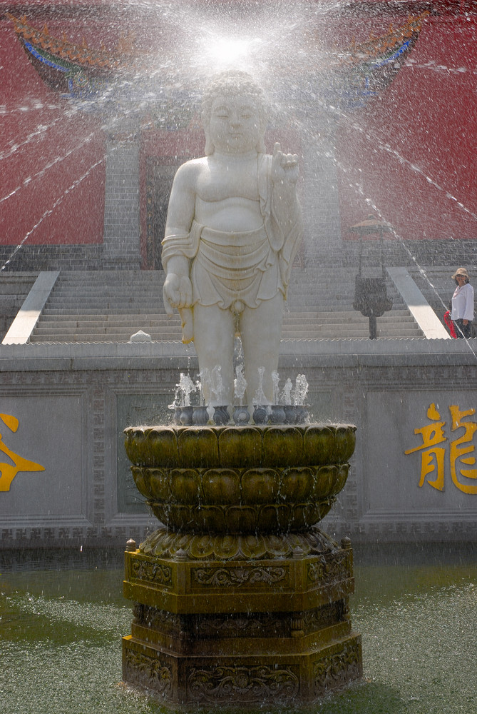 Nine-dragon Bathing Buddha in Dali