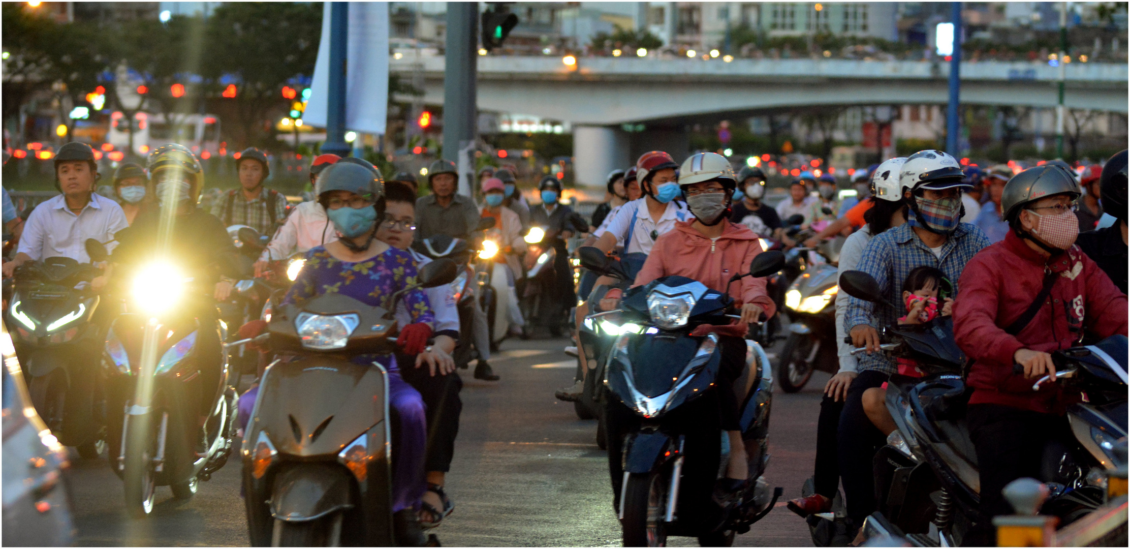 Nine Million Motor Bikes in Saigon