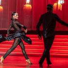 Nino Langella & Andra Valdilaite beim Paso Doble