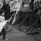 Niño en Plaza de Mayo