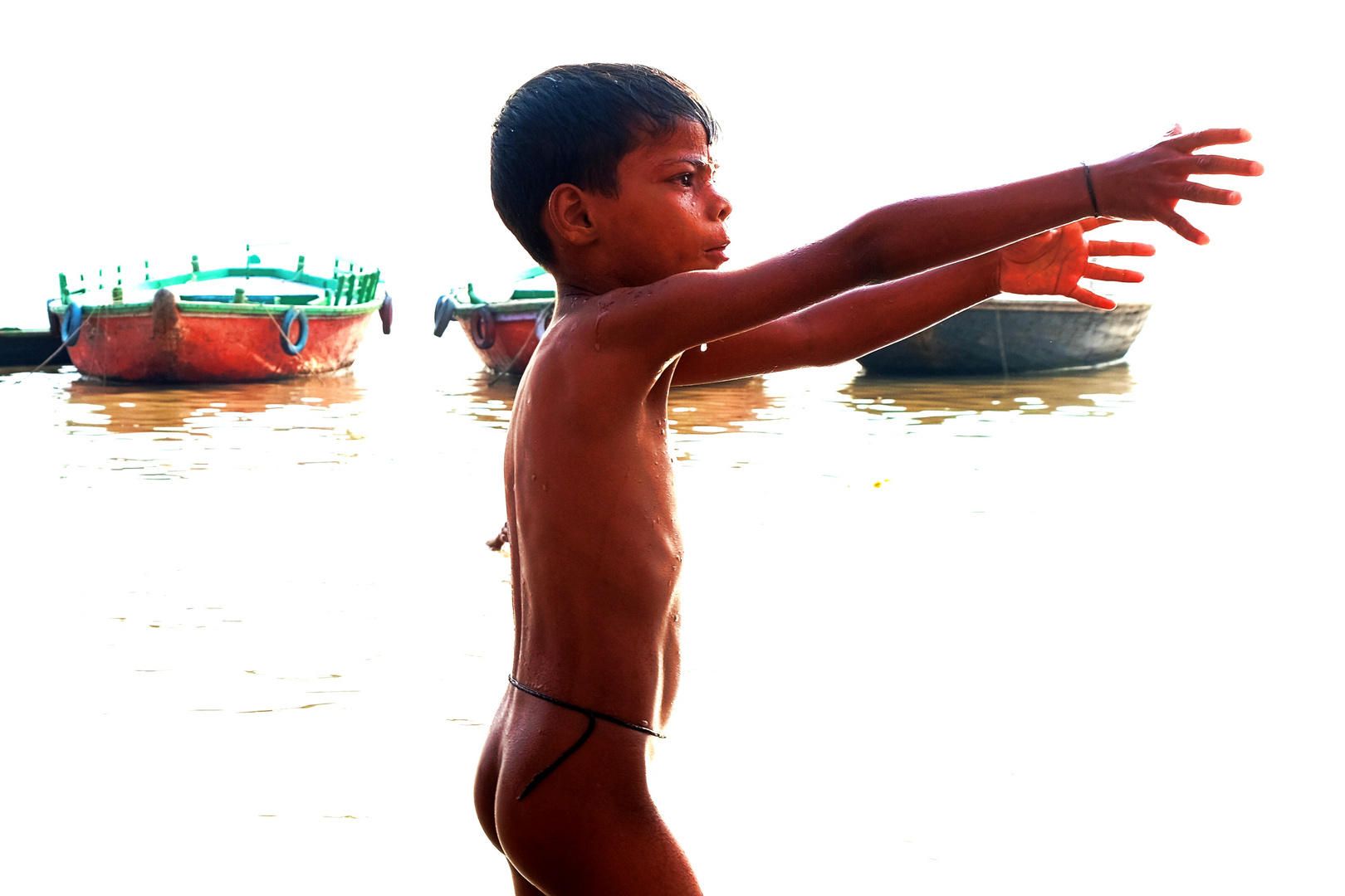 Niño en Varanasi_India