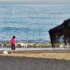 Niño pescando