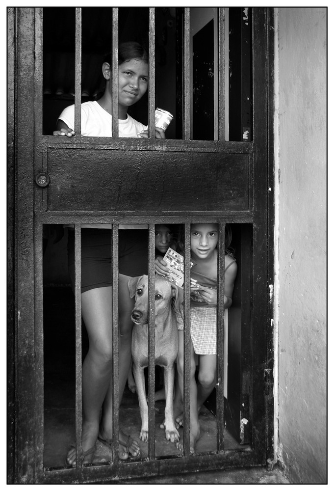 Niños del barrio Las Casitas Pamapatar Venezuela