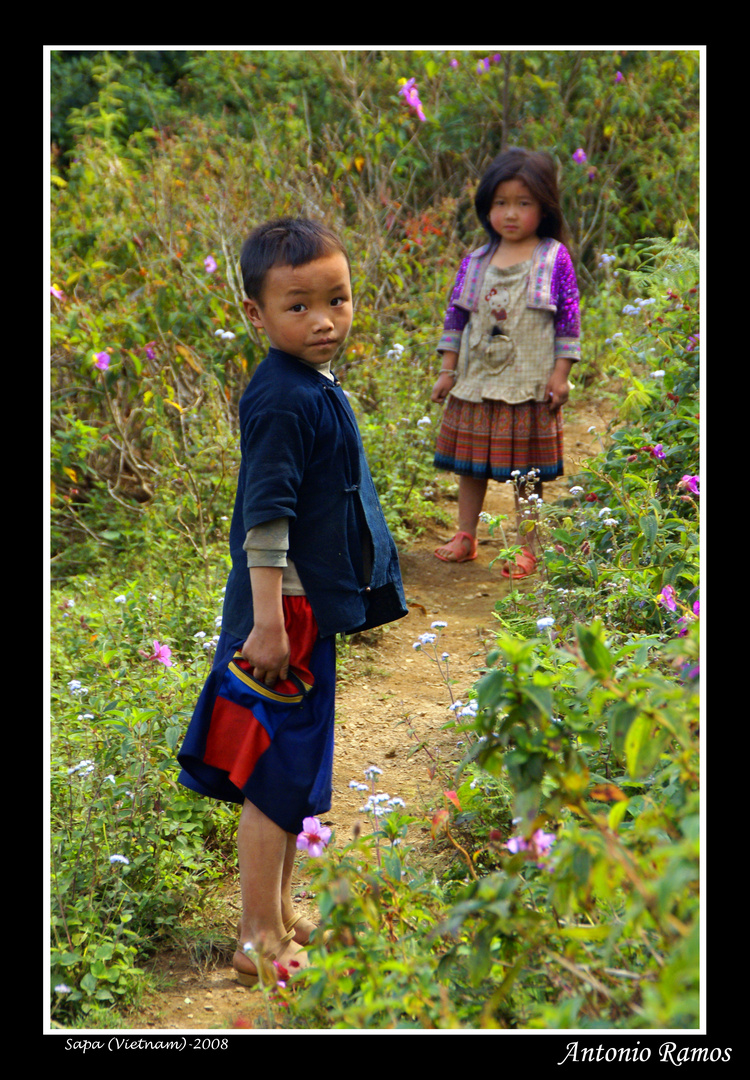 Niños Hmong (Vietnam)