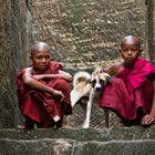 Niños monjes de Birmania