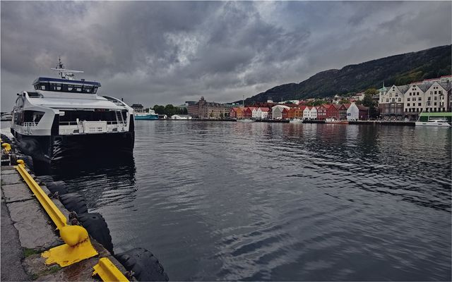 Nirgends hört der Regen so oft auf, wie in Bergen