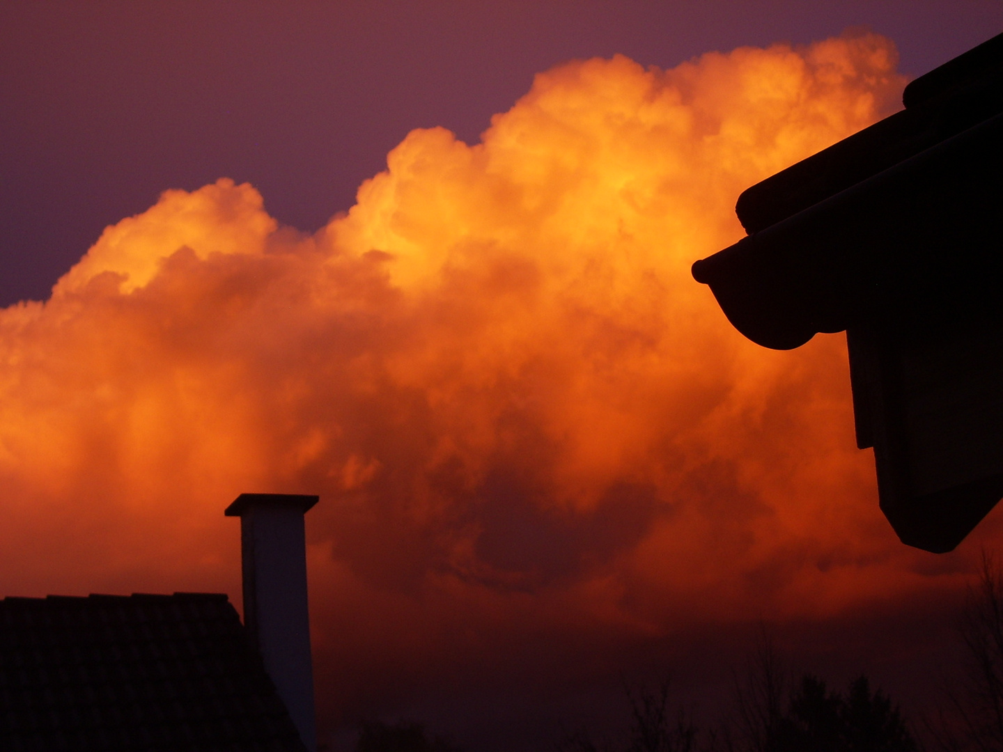 Nirgends ist der Himmel so rot wie in München