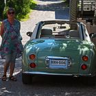 Nissan Figaro is antic but my vife is not