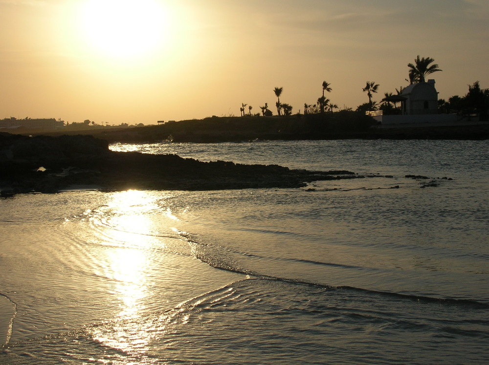 Nissi Beach am Abend