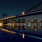 nite watch-train on manhattan bridge