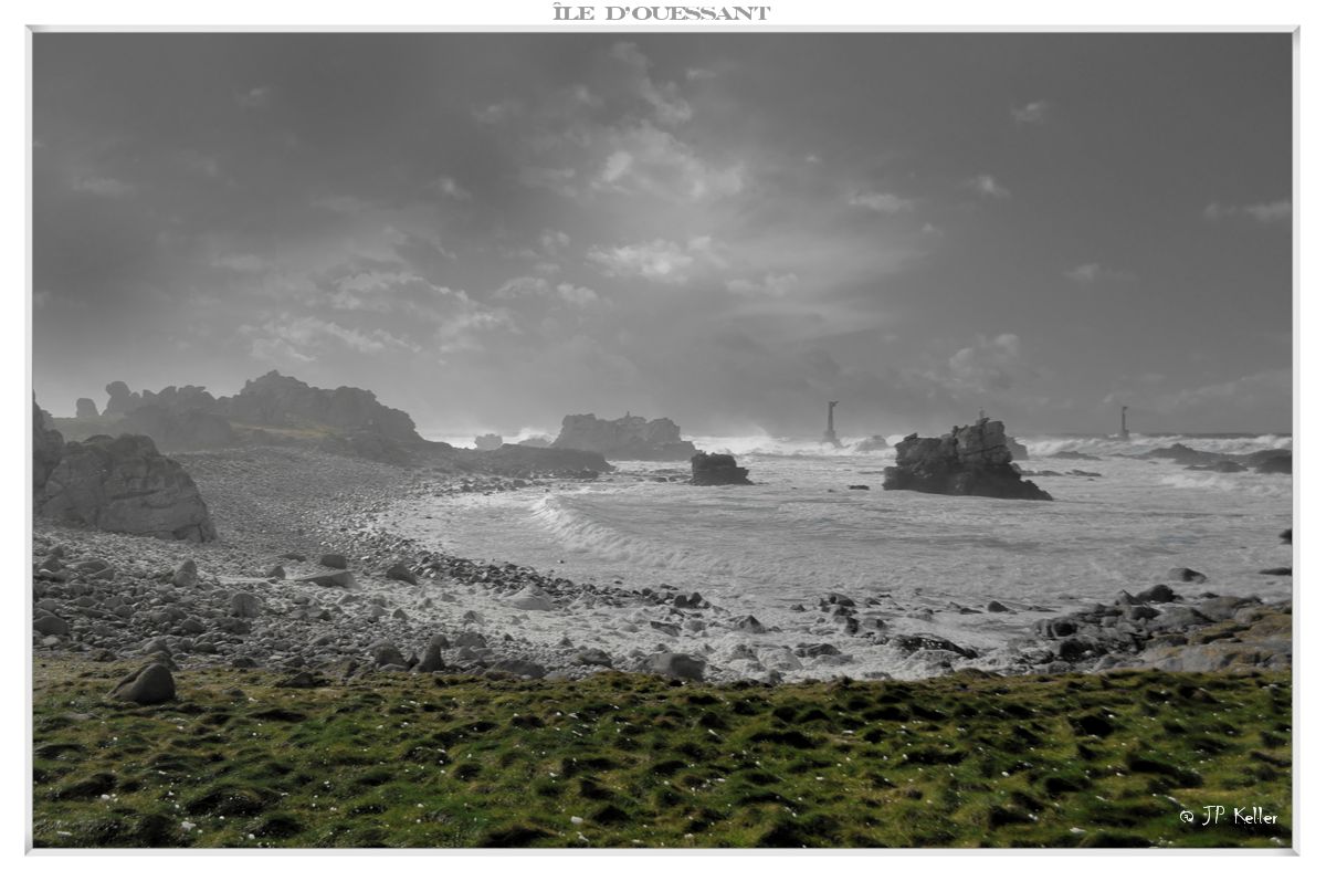 NIVIDIC Lighthouse (ushant Island * Ouessant) - PERN Point * JP Keller