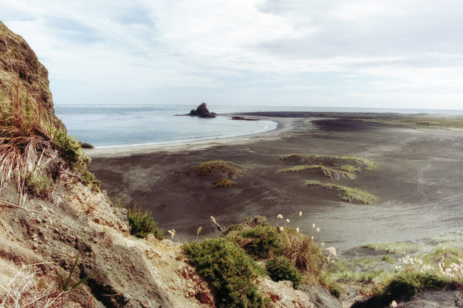 nix los am Strand in NZ