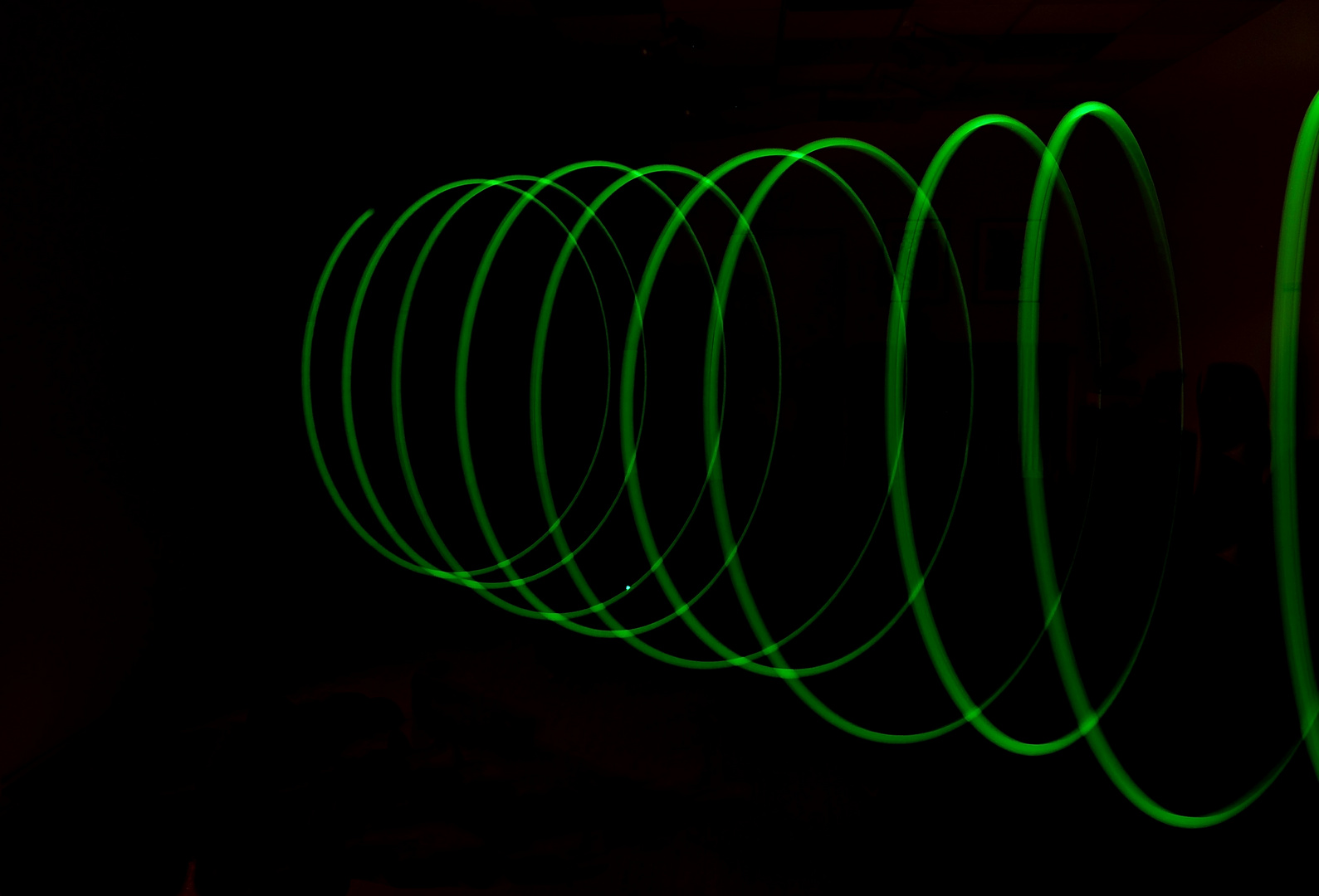 Nix - Metallspirale - nur Licht