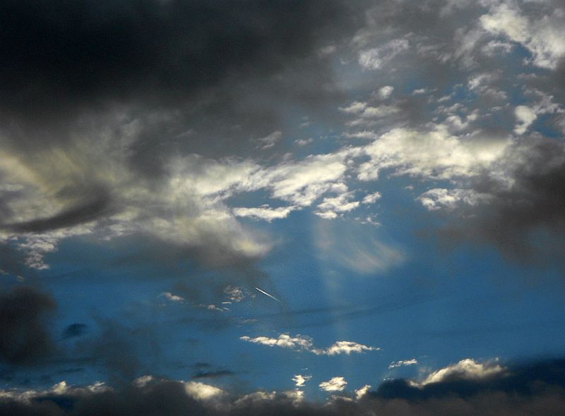 Nix wie weg...Der Wolken wegen!