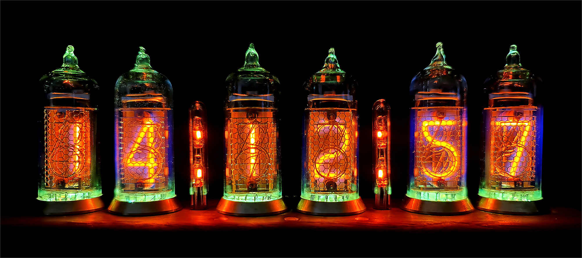 NIXIE TUBE CLOCK 6X IN-14