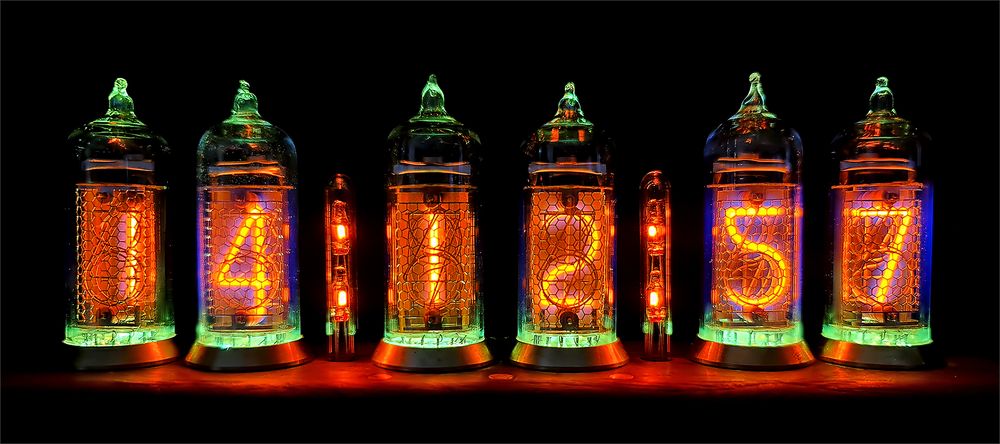 NIXIE TUBE CLOCK 6X IN-14