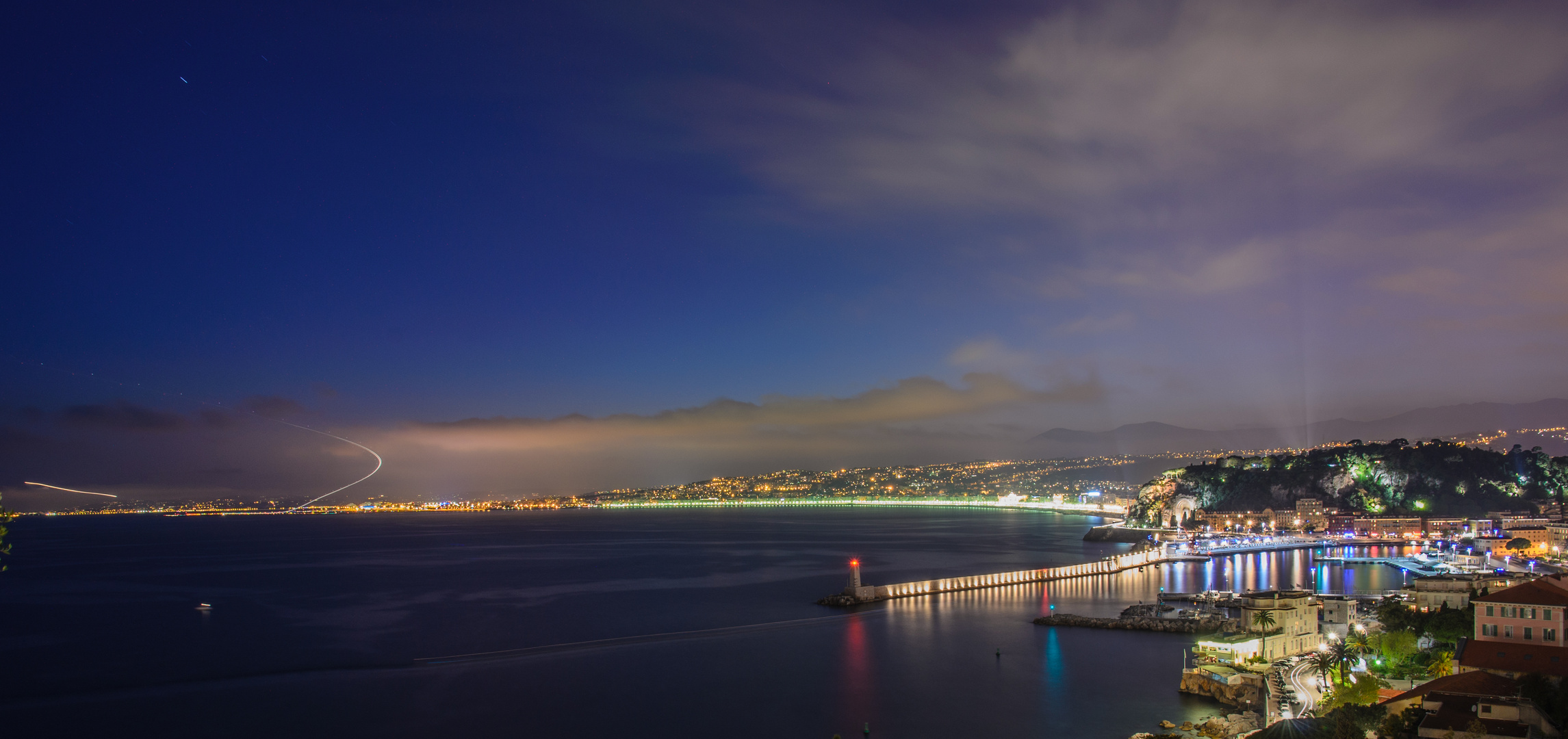 Nizza, bei Nacht