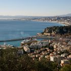 Nizza, Engelsbucht mit Hafen und Fähre