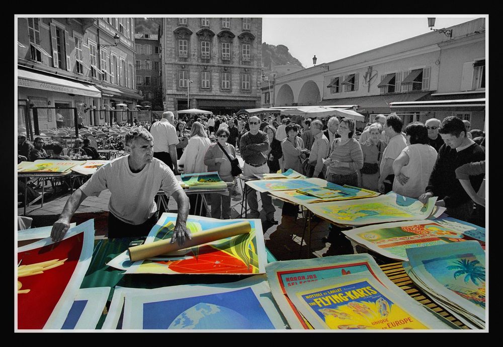 Nizza  Kunstmarkt