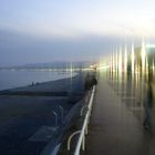 Nizza, Promenade des Anglais, aufgenommen mit Canon Powershot S40 + Pizzafilter