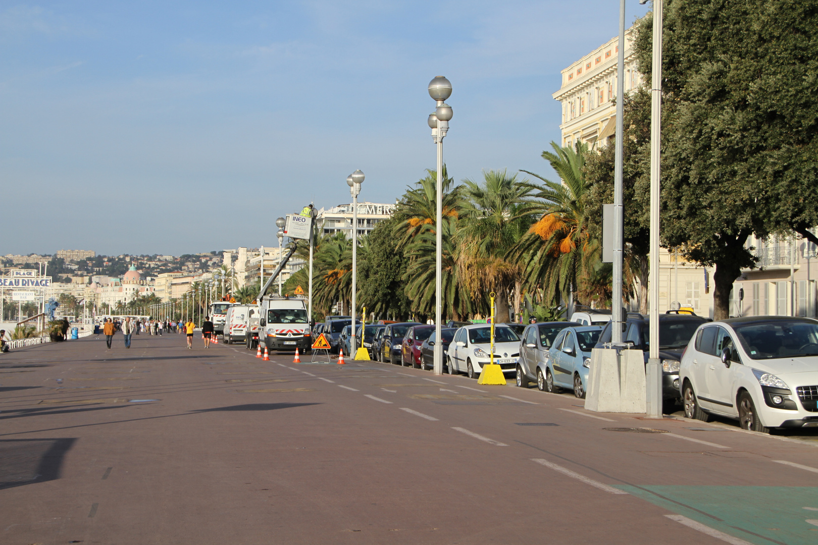 Nizza Promenade in der Stadt