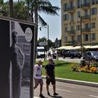 Nizza - Strassenszene Brigitte Bardot, Plakat Victorine Filmfest Nizza