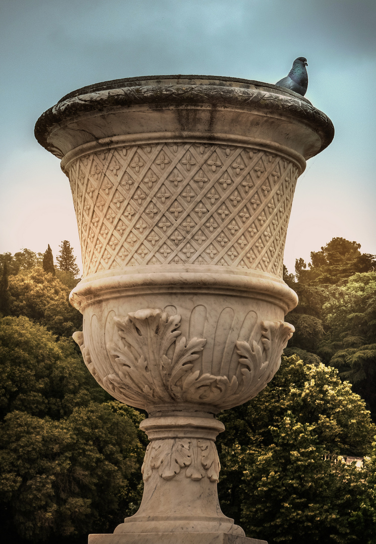 Nîmes: Jardin de la fontaine