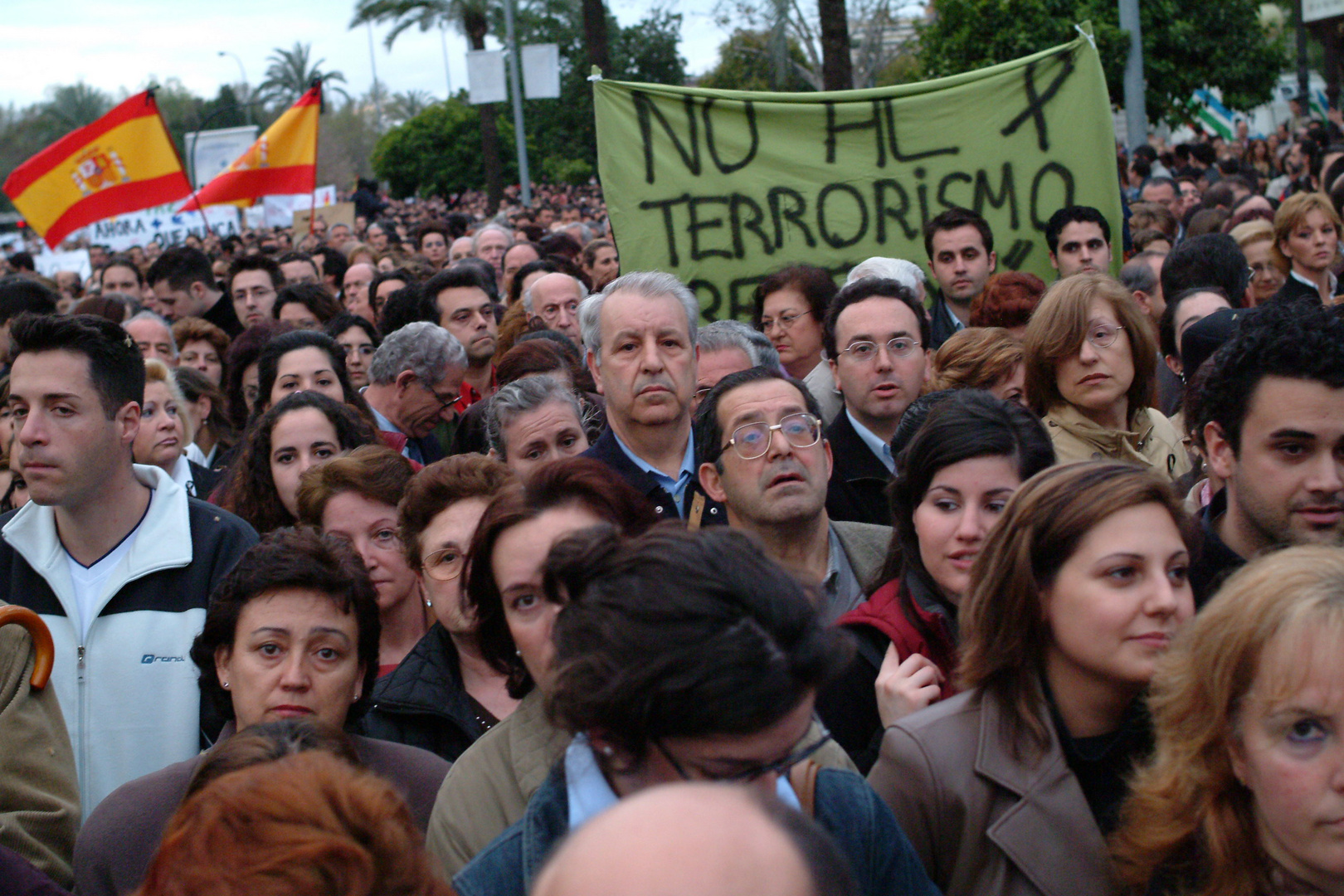 No al terrorismo.