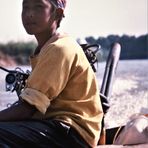 no Bootsfahrer Mekong Thailand vDia