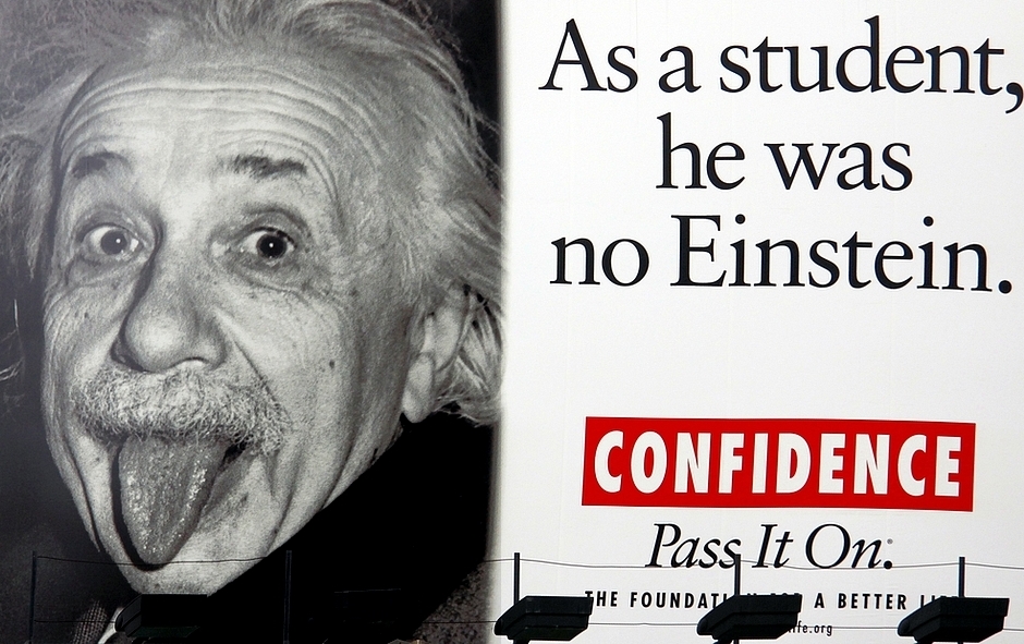 .....no Einstein